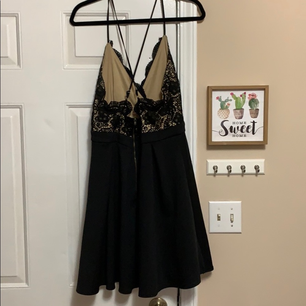Black and Nude Francesca’s Formal Dress - Picture 2 of 5